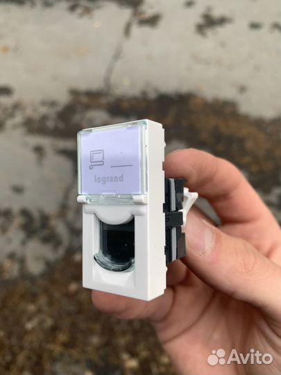 Розетка компьютер. RJ45 Legrand Mosaic cat.5e 14шт