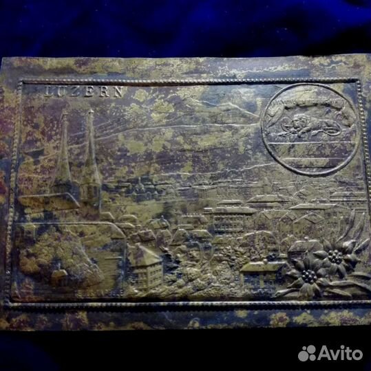 Старинная штамп чеканка