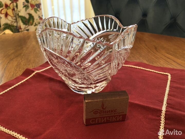 Вазы хрустальные