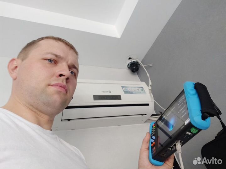 Установка камер видеонаблюдения