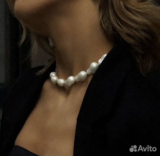 Чокер Италия с жемчугом