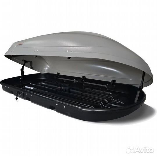 Автобокс на крышу автомобиля Turino 1 серый
