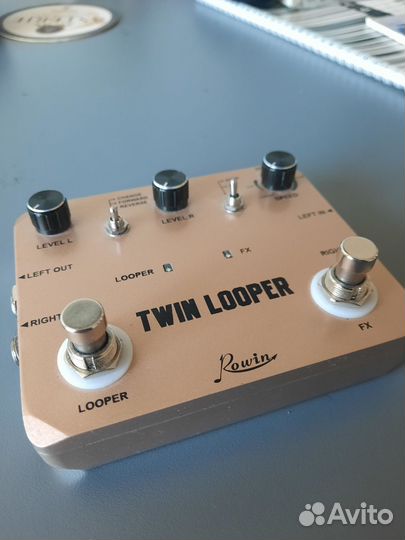 Педаль looper Rowin Twin Looper