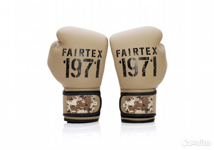 Боксерские перчатки Fairtex BGV25 F-DAY2, на липуч