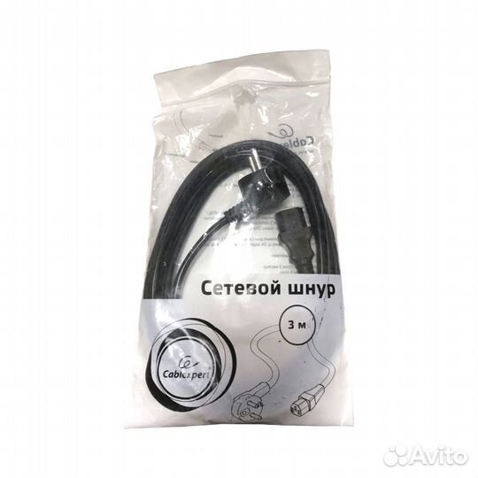 Кабель питания Gembird 3.0м PC-186-10