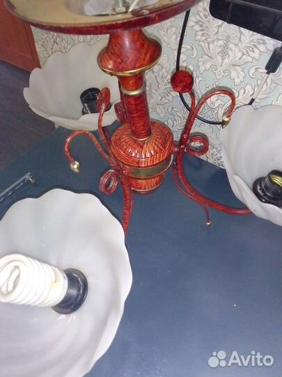 Люстра потолочная бу