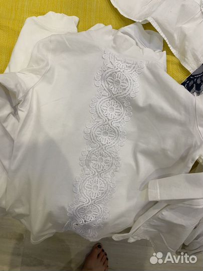 Блузки белые для школы 8шт
