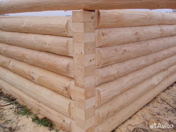 Сруб дома бани 6*5 из сосны