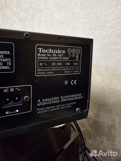 Кассетная дека Technics rs az7