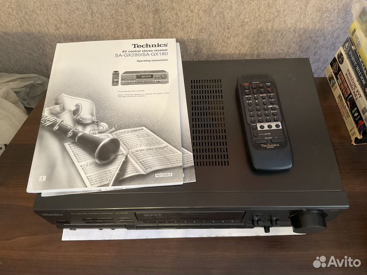 Усилитель Technics SA-GX180 с пультом