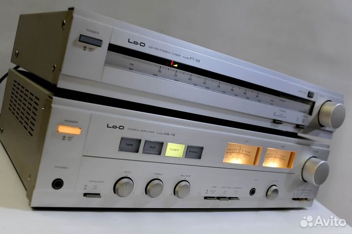 Комплект Аппаратуры Lo-D HA-78 / Lo-D FT-58, 1980г