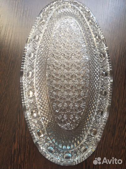 Хрустальное блюдо