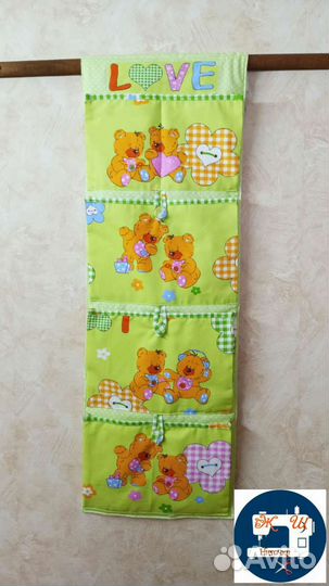 Органайзер кармашки на шкафчик в детский сад