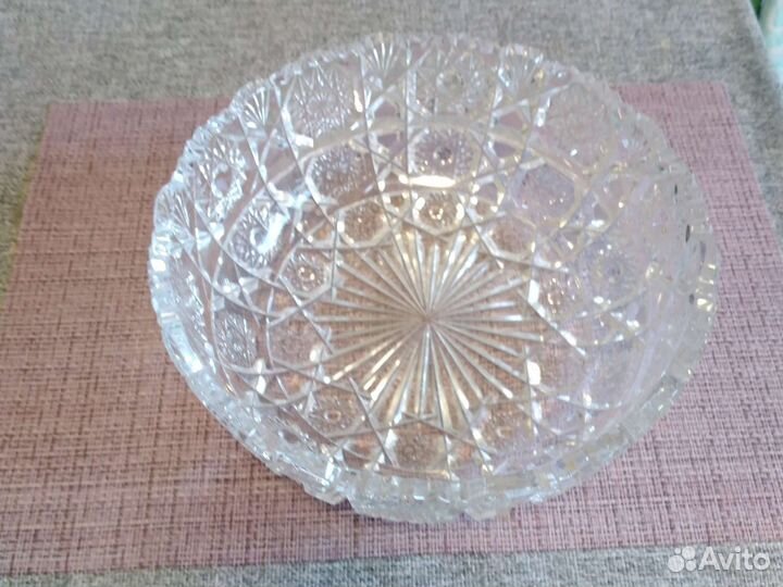 Ваза хрустальная большая СССР