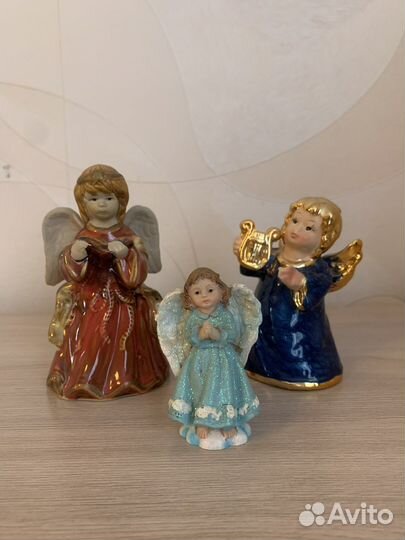 Статуэтка черная мадонна,ангелы