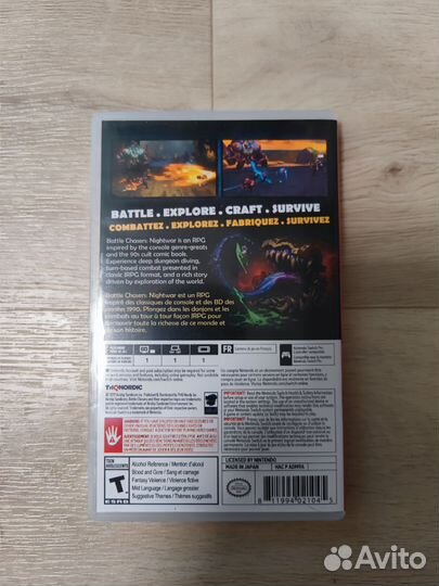 Игра Battle Chasers Night War для Nintendo switch