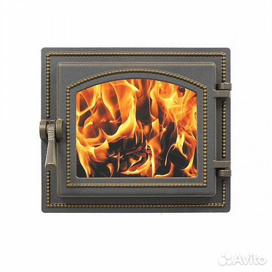 Дверь для Камина везувий каминная 260 (Бронза) вез