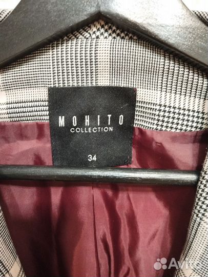 Пиджак женский 42 44 в клетку