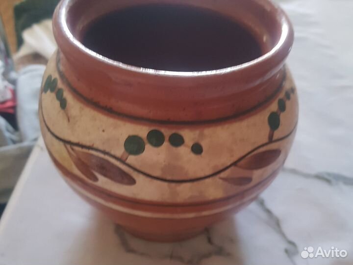 Глиняный горшок для запекания СССР