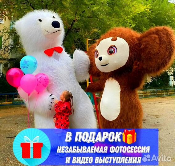 Поздравление от белого Мишки