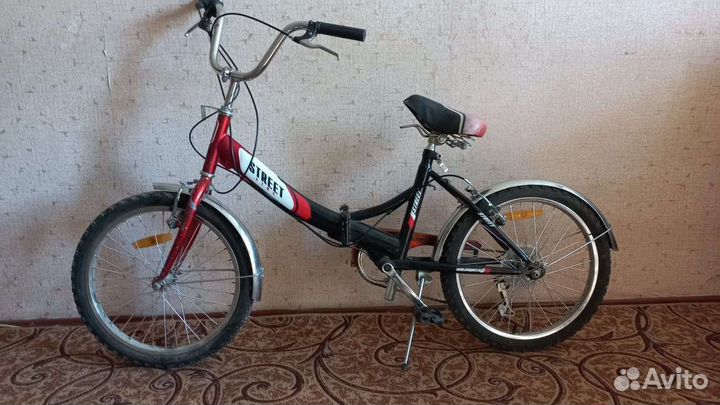 Велосипед подростковый, складывается по середине