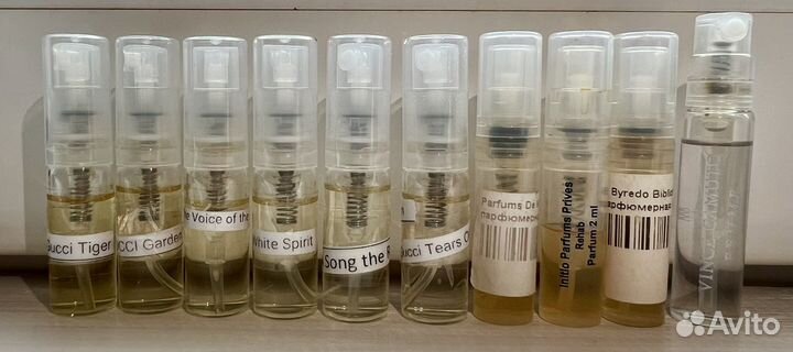 Духи миниатюры, пробники, отливанты, сэмплы