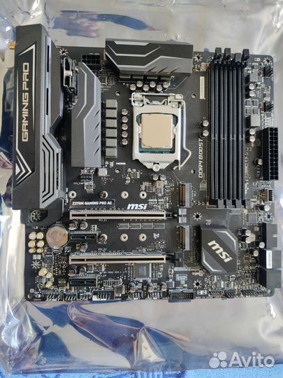 Комплект процессор i7 8700k + MSI Z370m Gaming Pro