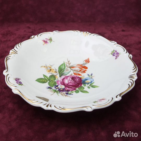 Сервировочное Блюдо Тарелка букет Цветы lindner