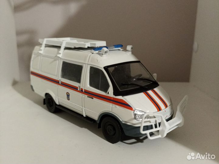 Модель Газель мчс Deagostini 1:43