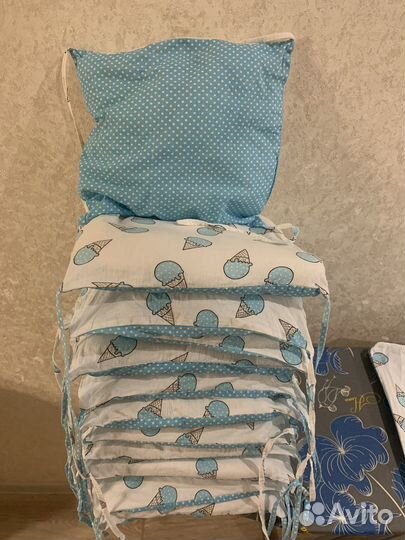 Бортики в кроватку и постельное белье