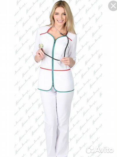 Медицинский костюм 42 модный доктор
