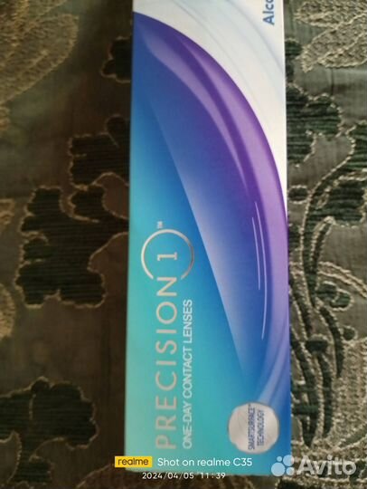 Линзы контактные однодневные -1, 25