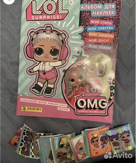 Наклейки лол панини