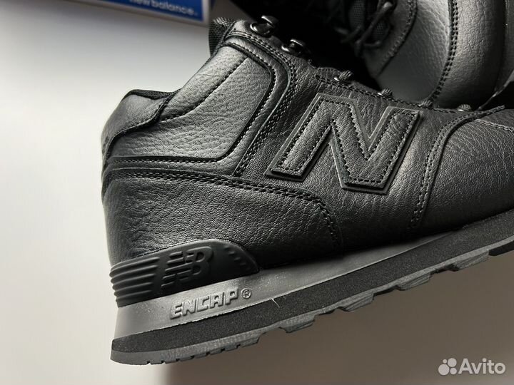 Кроссовки мужские высокие New Balance 574 зима