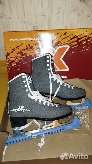 Коньки ледовые 39 размер