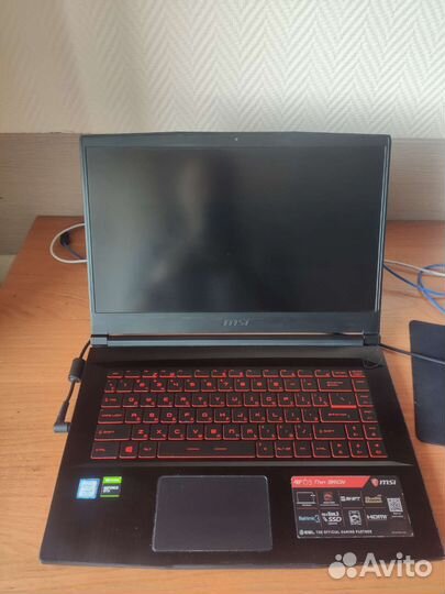 Игровой ноутбук msi GF63 Thin 9RCX