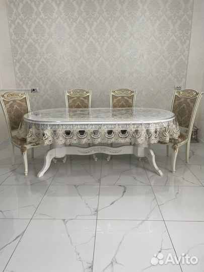 Скатерть силиконовая с кружевом