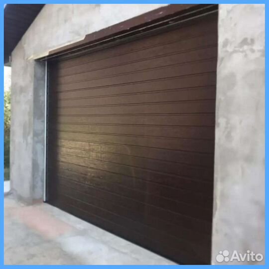 Автоматические секционные гаражные ворота