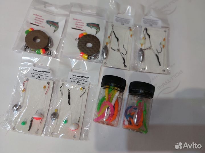 Форелевые монтажи ручной работы и приманки