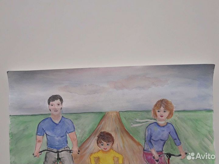 Рисунок Спорт.новогод. Море, Семья вел-дахДост Ле