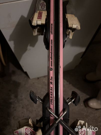 Горные лыжи детские 100+ крепления