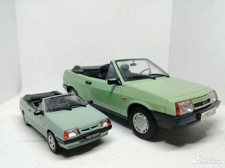 Модель ваз-2108 «Наташа» Кабриолет в масштабе 1:24