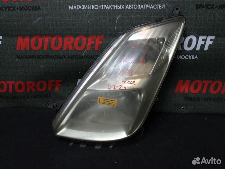 Фара левая Тойота Приус NHW20 4720 ксенон А803