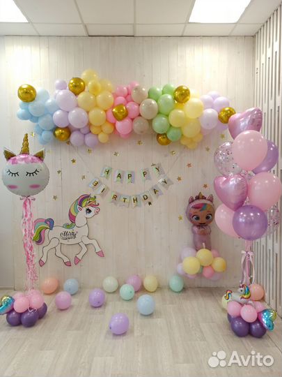 Оформление воздушными шарами