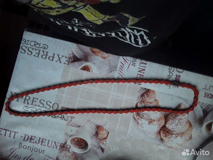 Цепь для BMX красная