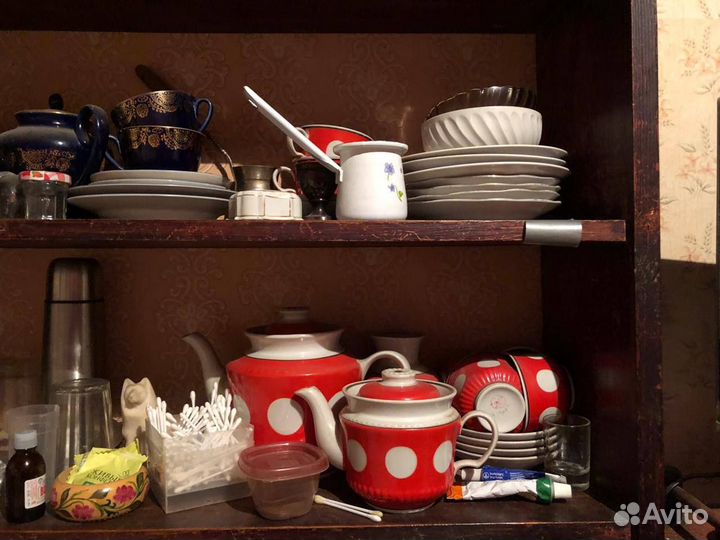 Чайный сервиз в горошек СССР