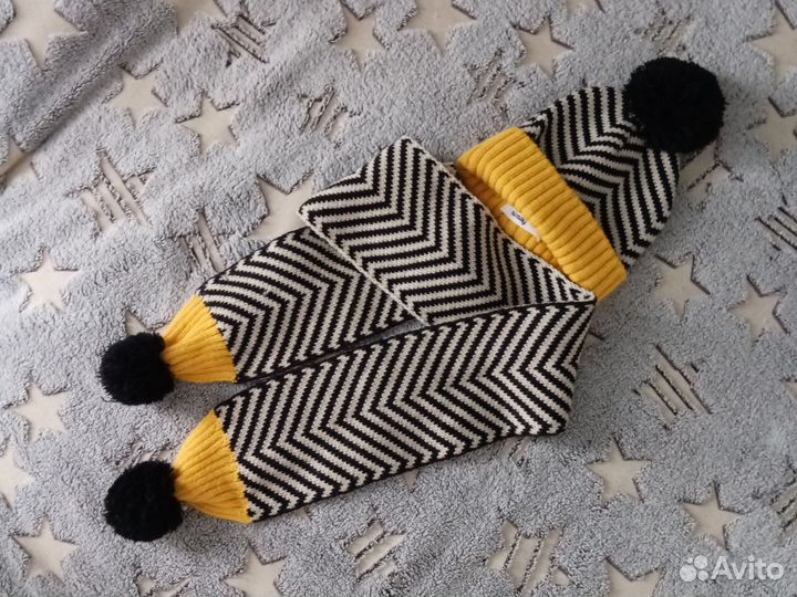 Комплект шапка и шарф для мальчика