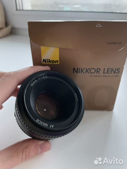 Объектив nikon AF Nikkor 50mm f/1.8 D