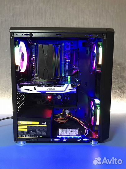 Игровой комп IntelXeon E5-2689/SSD/32Gb/RX570 8Gb