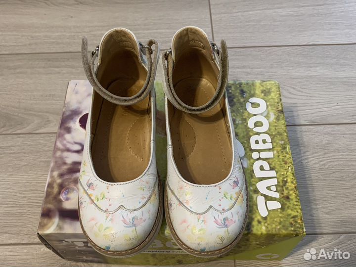 Туфли для девочки белые 30